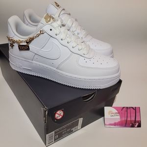 $$ SOLD Nike Women's Air Force 1 Low LX Lucky Charms White - Sz8 (DD1525-100)